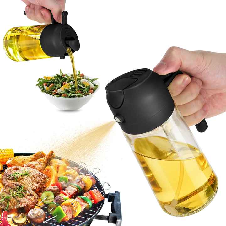 2 in 1 Oil Sprayer Bottle